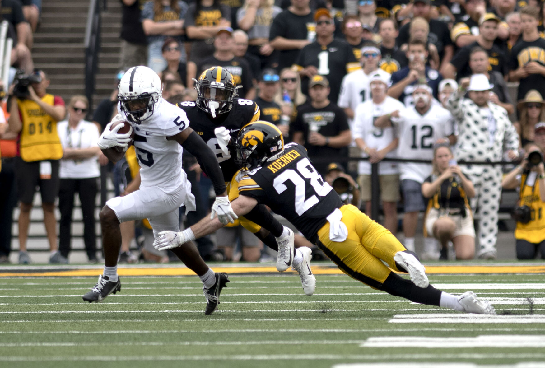 Penn State football vs. Iowa, Dotson (5)
